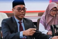 Kepala DPKP Provinsi NTB, Lalu Mirza Amir Hamzah, menerima kunjungan kerja Tim Kementerian Hukum RI Kantor Wilayah NTB dalam rangka pemantauan dan pengawasan pelaksanaan perlindungan Indikasi Geografis (IG) Kangkung Lombok di Kantor DPKP Provinsi NTB.