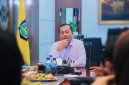 Gubernur NTB Lalu Muhamad Iqbal menerima audiensi Lombok Forgotten Children dan ONG Balanced World dari Spanyol di ruang kerjanya untuk membahas penguatan sinergi program kemanusiaan dan pengentasan kemiskinan di NTB.