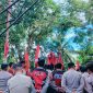 Ketua Umum PC IMM Dompu, Amin Rais, menyampaikan tuntutan organisasi menjelang aksi unjuk rasa di depan Polres Dompu yang mendesak pengusutan tuntas kasus dugaan pengeroyokan di Temba Lae serta pemberantasan jaringan Narkotika.