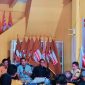 Ketua Bawaslu Provinsi NTB Itratip bersama jajaran Bawaslu dan pengurus DPD Partai Hanura NTB saat menggelar Konsolidasi Demokrasi di Mataram untuk memperkuat sinergi dan membahas persiapan menuju Pemilu 2029.