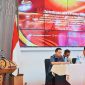 Anggota KPU Provinsi NTB Mastur bersama jajaran KPU Lombok Timur dan Kementerian Agama Kabupaten Lombok Timur saat Seminar dan Penetapan Modul Kokurikuler Generasi Demokrasi (Gen D) bagi Madrasah Aliyah di Lombok Timur.