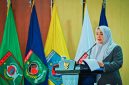 Wakil Gubernur NTB Hj. Indah Dhamayanti Putri menyampaikan pidato pengantar Rancangan Kebijakan Umum Anggaran (KUA) dan Prioritas Plafon Anggaran Sementara (PPAS) APBD Tahun Anggaran 2027 dalam Rapat Paripurna DPRD Provinsi NTB di Ruang Rapat Tambora, Kantor Gubernur NTB, Mataram, Selasa (14/7).