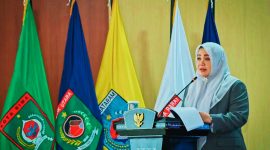 Wakil Gubernur NTB Hj. Indah Dhamayanti Putri menyampaikan pidato pengantar Rancangan Kebijakan Umum Anggaran (KUA) dan Prioritas Plafon Anggaran Sementara (PPAS) APBD Tahun Anggaran 2027 dalam Rapat Paripurna DPRD Provinsi NTB di Ruang Rapat Tambora, Kantor Gubernur NTB, Mataram, Selasa (14/7).
