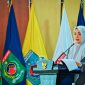 Wakil Gubernur NTB Hj. Indah Dhamayanti Putri menyampaikan pidato pengantar Rancangan Kebijakan Umum Anggaran (KUA) dan Prioritas Plafon Anggaran Sementara (PPAS) APBD Tahun Anggaran 2027 dalam Rapat Paripurna DPRD Provinsi NTB di Ruang Rapat Tambora, Kantor Gubernur NTB, Mataram, Selasa (14/7).