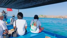 Dewan juri PSOI NTB melakukan penilaian saat para atlet bertanding pada cabang olahraga selancar Porprov XII NTB 2026 di Pantai Tanjung Aan dan Pantai Seger, Lombok Tengah.