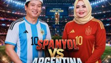 Gubernur NTB Dr. H. Lalu Muhamad Iqbal atau akrab Disapa Miq Iqbal menyampaikan dukungannya kepada Timnas Argentina dan memprediksi Albiceleste Menang 1-0 atas Spanyol pada Final Piala Dunia 2026.