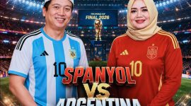 Gubernur NTB Dr. H. Lalu Muhamad Iqbal atau akrab Disapa Miq Iqbal menyampaikan dukungannya kepada Timnas Argentina dan memprediksi Albiceleste Menang 1-0 atas Spanyol pada Final Piala Dunia 2026.