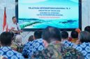 Gubernur NTB Dr. H. Lalu Muhamad Iqbal saat menyampaikan materi pada Pelatihan Kepemimpinan Nasional (PKN) Tingkat II Angkatan XXIII di BPSDM Provinsi NTB, Mataram, Senin (20/7/2026). Gubernur menegaskan Birokrasi harus dibangun di atas Sistem yang kuat dan tidak bergantung pada sosok Pemimpin.