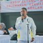 Ketua Umum PERKEMI NTB Assoc. Prof. Dr. Syamsuriansyah menyampaikan pesan tentang pentingnya Sportivitas, Silaturahmi, dan Persaudaraan kepada Atlet, Pelatih, Wasit, serta panitia pada ajang Shorinji Kempo Porprov XII NTB 2026 di GOR 17 Desember Turida, Kota Mataram.