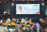 Gubernur NTB Dr. H. Lalu Muhamad Iqbal bersama pengurus DEKOPINWIL NTB dan para tamu undangan usai pelantikan Pengurus DEKOPINWIL NTB Periode 2025-2030 di Aula Bank NTB Syariah, Mataram.