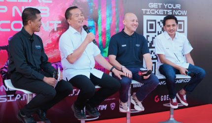 Gubernur NTB Lalu Muhamad Iqbal menghadiri peluncuran diskon tiket MotoGP Mandalika 2026.