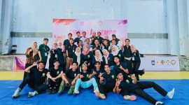 Ketua Panitia Syahrul bersama anggota Panitia, Pengurus Provinsi Persaudaraan Shorinji Kempo Indonesia (PERKEMI) NTB, dan jajaran wasit berfoto bersama usai penutupan cabang olahraga Shorinji Kempo pada Pekan Olahraga Provinsi (Porprov) XII NTB 2026 di Lombok Tengah, Rabu (22/7/2026).