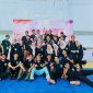 Ketua Panitia Syahrul bersama anggota Panitia, Pengurus Provinsi Persaudaraan Shorinji Kempo Indonesia (PERKEMI) NTB, dan jajaran wasit berfoto bersama usai penutupan cabang olahraga Shorinji Kempo pada Pekan Olahraga Provinsi (Porprov) XII NTB 2026 di Lombok Tengah, Rabu (22/7/2026).