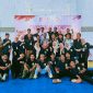 Ketua Panitia beserta anggota panitia, Pengurus Provinsi Persaudaraan Shorinji Kempo Indonesia (PERKEMI) NTB, dan jajaran wasit berfoto bersama usai sukses menyelenggarakan cabang olahraga Shorinji Kempo pada Pekan Olahraga Provinsi (Porprov) XII NTB 2026 di Kabupaten Lombok Tengah, Rabu (22/7/2026).