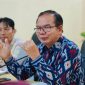 Kepala BRIDA Provinsi NTB, I Gede Putu Aryadi, memimpin Rapat Tim Evaluasi Riset dan Inovasi Daerah dalam rangka mematangkan pelaksanaan Sayembara Riset dan Inovasi Peneliti Muda NTB Tahun 2026 di Aula BRIDA NTB.