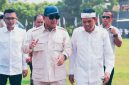 Presiden Prabowo Subianto didampingi Gubernur Jawa Barat Dedi Mulyadi saat melakukan kunjungan kerja.