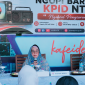 Korbid Kelembagaan KPID NTB, A. Rachman Chavez, menyampaikan materi tentang kewenangan KPID dalam kegiatan 