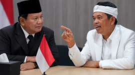 Prabowo Subianto dan Dedi Mulyadi dalam Kolase foto ilustrasi yang menggambarkan dinamika tokoh Nasional di tengah sorotan Publik terkait hasil Survei Elektabilitas Calon Presiden terbaru.