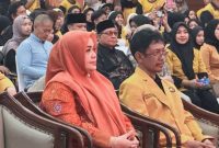 Wakil Gubernur NTB Hj. Indah Dhamayanti Putri bersama Ketua DPD Partai Hanura NTB Ahmad Dahlan menghadiri pelantikan Pengurus DPD dan DPC Partai Hanura se-NTB di Rinjani Ballroom Hotel Lombok Raya, Mataram, Sabtu (1/8/2026