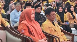 Wakil Gubernur NTB Hj. Indah Dhamayanti Putri bersama Ketua DPD Partai Hanura NTB Ahmad Dahlan menghadiri pelantikan Pengurus DPD dan DPC Partai Hanura se-NTB di Rinjani Ballroom Hotel Lombok Raya, Mataram, Sabtu (1/8/2026