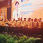 Ketua DPD Partai Hanura NTB Ahmad Dahlan bersama Sekjen DPP Partai Hanura Benny Rhamdani usai pelantikan pengurus DPD Hanura NTB dan DPC Hanura 10 kabupaten/kota di Ballroom Rinjani Lombok Raya Hotel, Mataram.