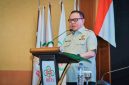 Ketua HKTI Provinsi NTB, Willgo Zainar, menyampaikan sambutan usai kembali terpilih pada Musyawarah Daerah (Musda) IX Himpunan Kerukunan Tani Indonesia (HKTI) Provinsi NTB di Mataram.