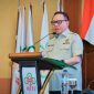 Ketua HKTI Provinsi NTB, Willgo Zainar, menyampaikan sambutan usai kembali terpilih pada Musyawarah Daerah (Musda) IX Himpunan Kerukunan Tani Indonesia (HKTI) Provinsi NTB di Mataram.
