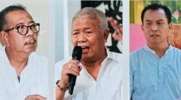 Ketua DPD PDI Perjuangan NTB H. Rachmat Hidayat dan Anggota DPRD NTB
Made Slamet dan Wakil Ketua DPD PDI Perjuangan NTB H. Ruslan Turmuzi Saat
memberikan keterangan kepada awak media terkait permintaan audit Investigatif terhadap Dana BTT APBD NTB 2025 senilai Rp484 Miliar yang disebut tidak tercantum dalam LHP BPK.