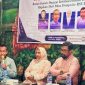 Direktur RSUD Provinsi NTB dr. Asrul Sani Memaparkan Data 309.104 Pasien Rujukan Sepanjangan 2025 dalam dialog Publik GAKADA Pulau Lombok di Kota Mataram, Senin (3/8/2026).