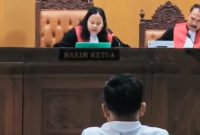 Majelis Hakim Pengadilan Tindak Pidana Korupsi (Tipikor) Mataram membacakan Putusan terhadap Hamdan Kasim, Indra Jaya Usman, dan Muhammad Nashib Ikroman alias Acip dalam perkara dugaan Gratifikasi yang berkaitan dengan Program Desa Berdaya di Pengadilan Tipikor Negeri Mataram, Rabu (5/8/2026).