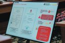 Sistem e-voting terverifikasi BRIN diuji dalam simulasi persiapan Pilkades Digital di Graha Fitrah, Kompleks Perkantoran Kabupaten Sumbawa Barat, disaksikan unsur Forkopimda, KPU KSB, DPRD, para Camat, Perangkat Desa, dan Tokoh Masyarakat.