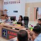 Kepala Kanwil Kemenkum NTB I Gusti Putu Milawati Bersama Jajaran saat Menerima Konsultasi DPRD Kabupaten Sumbawa terkait Rencana Pembentukan 9 Raperda Inisiatif.