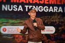 Sekretaris Daerah Provinsi NTB Abul Chair Saat Menutup Workshop Manajemen Risiko Pemerintah Provinsi NTB di Sembalun, Lombok Timur.