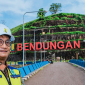 Menteri PU Dody Hanggodo dan Bendungan Tanju di Kabupaten Dompu, NTB, yang Dibangun Dengan Anggaran Sekitar Rp124 Miliar untuk Mendukung Irigasi dan Pertanian.