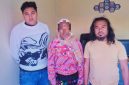 Terduga Pelaku Bersama Jajaran Kepolisian Resor (Polres) Dompu dalam Penanganan Dugaan Pencabulan Anak di Kabupaten Dompu.