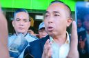 Mori Hanafi Saat Menyampaikan tanggapan Terkait Wacana Gubernur NTB Lalu Muhamad Iqbal ikut dalam Bursa Pencalonan Ketua KONI NTB Periode 2026-2030.