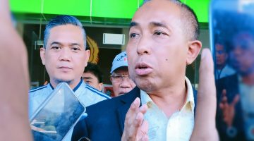 Mori Hanafi Saat Menyampaikan tanggapan Terkait Wacana Gubernur NTB Lalu Muhamad Iqbal ikut dalam Bursa Pencalonan Ketua KONI NTB Periode 2026-2030.