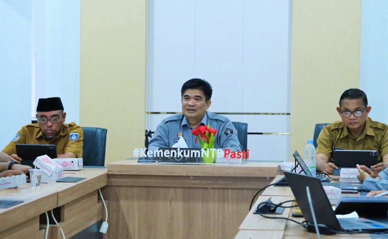 Kemenkum NTB Bersama Pemkab Lombok Tengah Melakukan Evaluasi Perda Nomor 7 Tahun 2021 tentang Penataan dan Pembinaan Pasar.