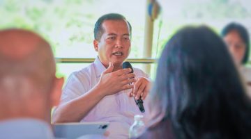 Gubernur NTB Lalu Muhamad Iqbal Saat Membuka Dialog Strategis Penanganan dan Pencegahan TPPO di NTB, Rabu (12/8/2026).