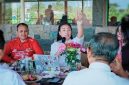Rahayu Saraswati Djojohadikusumo Saat Menghadiri Dialog Strategis Penanganan dan Pencegahan TPPO di NTB Bersama Gubernur NTB Lalu Muhamad Iqbal, Rabu (12/8/2026).
