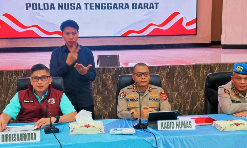 Polda NTB Mengungkap Tiga Personel Aktif Polri yang Terjerat Perkara Narkoba Dalam Operasi Antik Rinjani 2026. Ketiganya Diproses Melalui Jalur Hukum dan Kode Etik Polri.