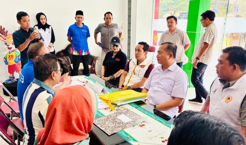 Gubernur NTB Lalu Muhamad Iqbal Saat Mendaftarkan Diri Sebagai Calon Ketua KONI NTB periode 2026-2030, Jumat (14/8/2026).