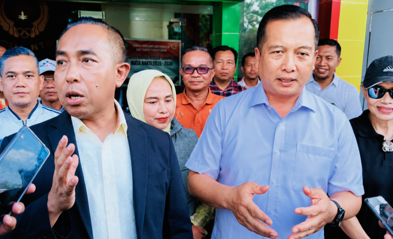 Tim Mori Hanafi Menyampaikan Sikap Terkait Kontestasi Perebutan Ketua KONI NTB periode 2026-2030 Menjelang Musorprov KONI NTB.