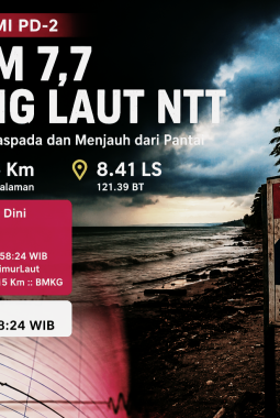 Gempa M7,7 Guncang Flores, BMKG Keluarkan Peringatan Tsunami untuk Bima dan Dompu