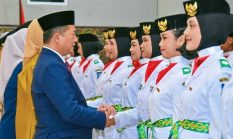 28 Paskibraka NTB Siap Tampilkan Formasi Lumbung Sasak di HUT RI ke-81