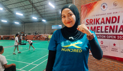 Cikugea Ketua GAMELENIAL dan Panitia Badminton Open 2026 di Mataram