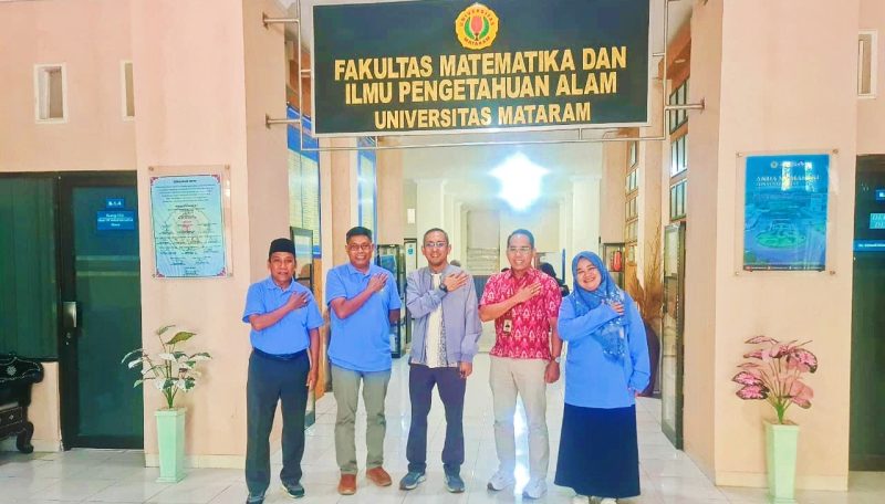 Bank NTB Syariah dan Fakultas Matematika dan Ilmu Pengetahuan Alam (FMIPA) Universitas Mataram (Unram) Menjajaki Kerja Sama Strategis Untuk Mendorong Inovasi Sain, Teknologi, Digitalisasi Kampus, dan Penguatan Talenta Mahasiswa di NTB.