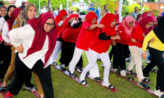 Semarak HUT RI ke-81 di Pendopo Wagub NTB, Warga Bima-Dompu dan NTT Antusias Ikuti Lomba