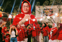 Ketua Srikandi Pemuda Pancasila NTB Bersama Anggota dan Pengurus Memeriahkan HUT ke-81 Kemerdekaan RI melalui Lomba Menyanyi Dalam Rangkaian Kegiatan “On The Road Merdeka”.