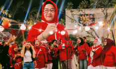 Srikandi Pemuda Pancasila NTB Semarakkan HUT ke-81 RI, Lomba Nyanyi Berhadiah Sembako